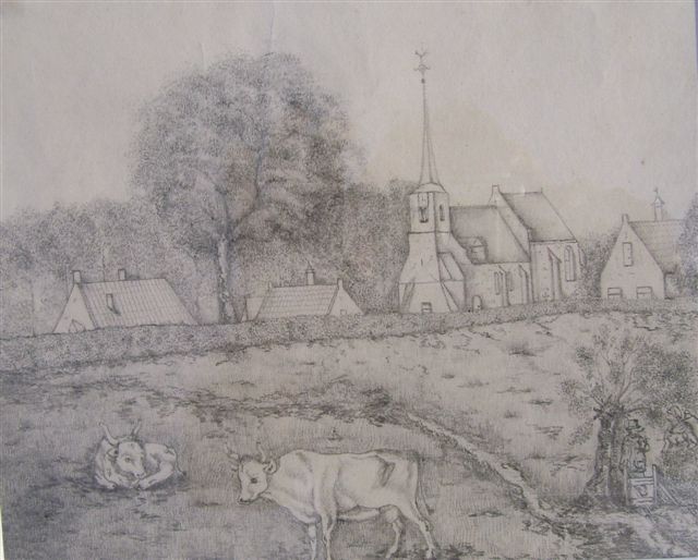 Heumen 1840 Ned Her Kerk bron G.J.Willemsen