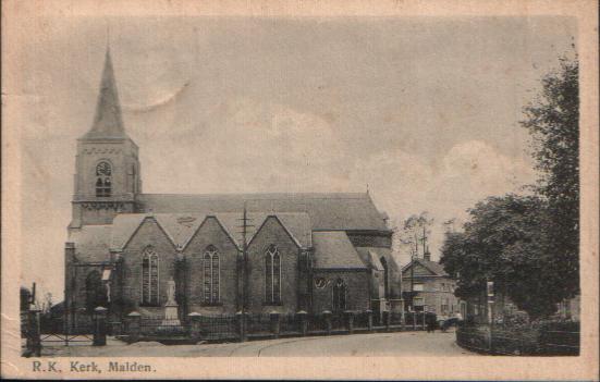oude rk kerk Malden jaren 30 gesloopt jaren 60