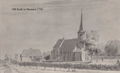 Heumen Ned Her Kerk 1730 bron G.J Willemsen