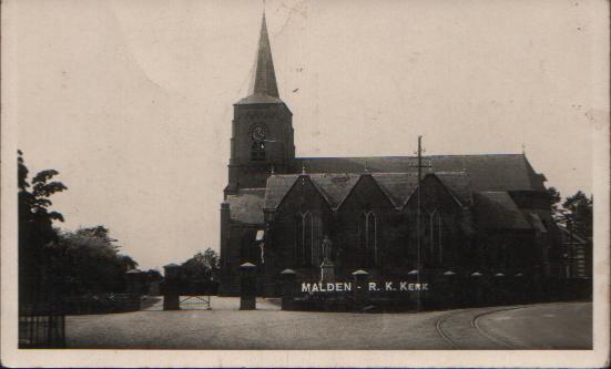 oude rk kerk Malden jaren 40 gesloopt jaren 60