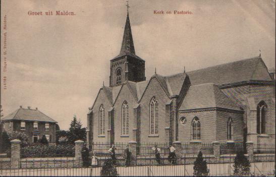 oude rk kerk Malden 1910 gesloopt jaren 60