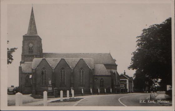 oude rk kerk Malden jaren 50 gesloopt jaren 60