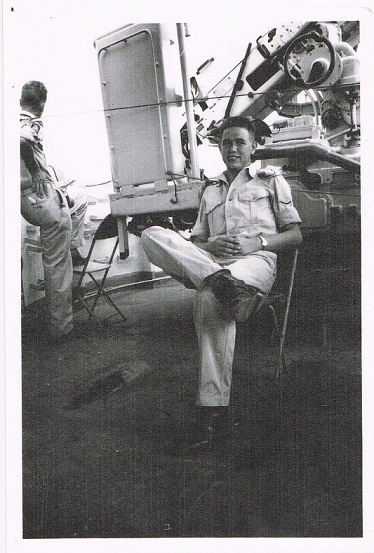 Theo Jansen als Marinier 1960. bron Theo Jansen